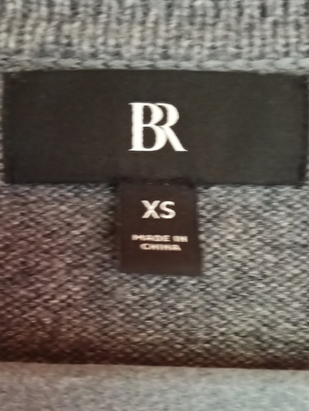 Cashmere Banana Republic Charcoal Polo V-Neck Luna Sweater Ribbed Cuffs/Hem XS - Picture 3 of 11